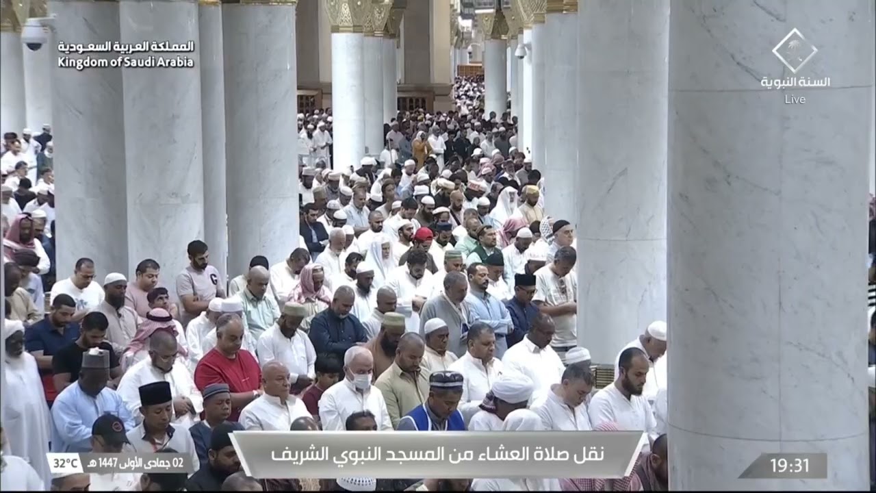 صلاة العشاء للشيخ عبدالله القرافي 2 جمادى الأولى 1447هـ