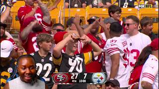 San Francisco 49ers vs. Pittsburgh Steelers | Week 1 Game Highlights|  2023 NFL Season | REACTION