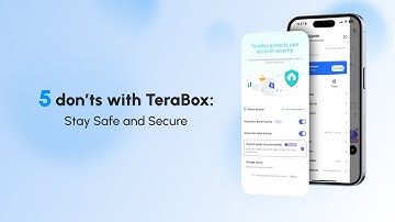 5 Donts with TeraBox  Stay Safe and Secure #terabox
