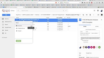 Google Drive- Creating Shortcuts to Files and Folders