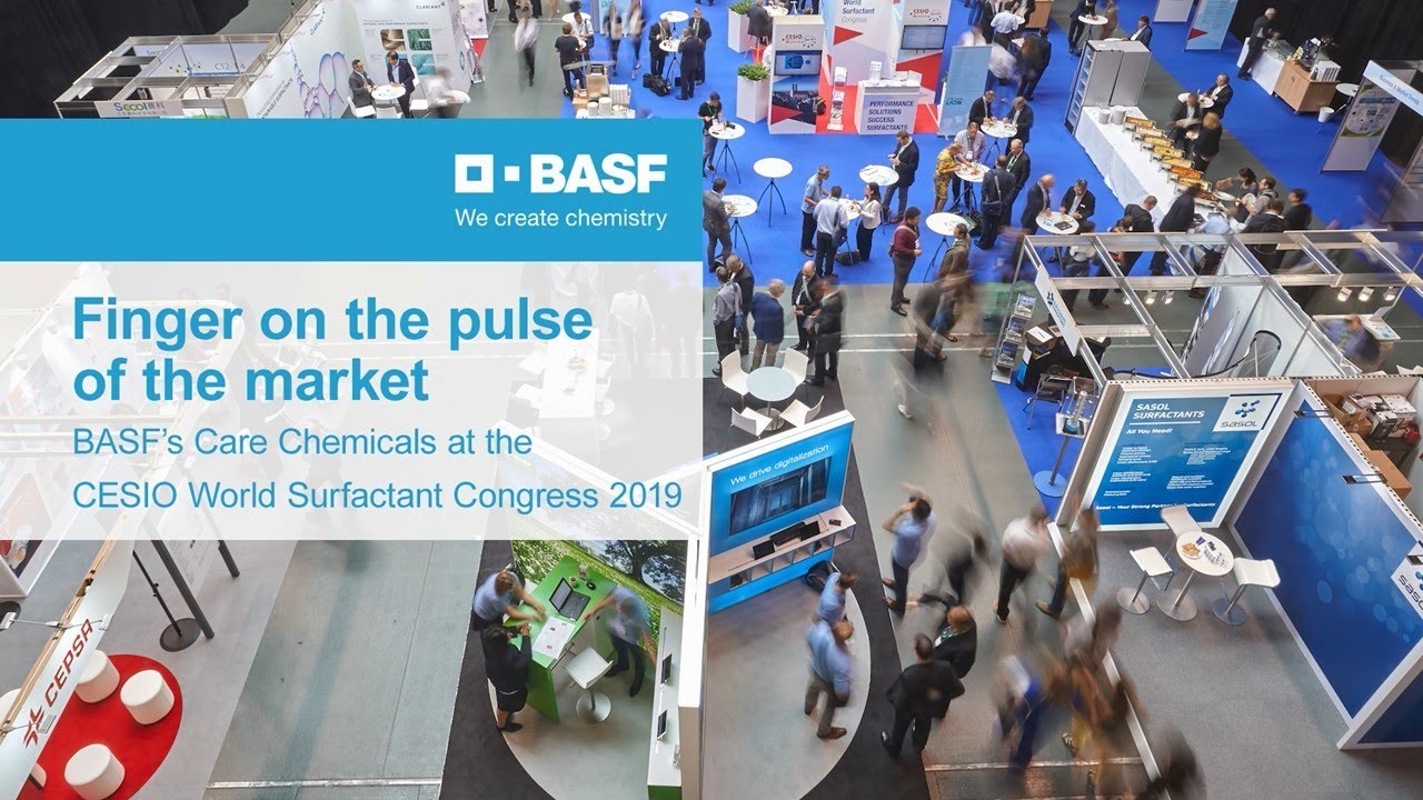 ludwigshafen am rhein germany BASF at the CESIO World Surfactant Congress 2019