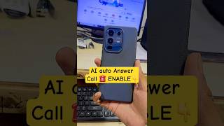 AI Auto Answer Call Feature 😱 | Hidden Setting!#aicalling