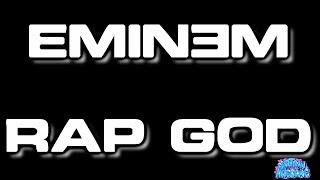 Video thumbnail of "Rap God - Eminem (Karaoke)"