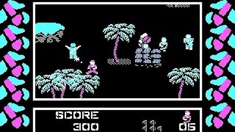 Commando (PC/DOS) 1986-88, Data East,Capcom "CGA"