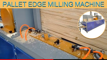 high quality wood lumber mill wood pallet stringer edge milling machine for smooth surface