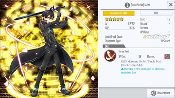 SAOIF Skill test - OG Vivid Strike (Kirito)