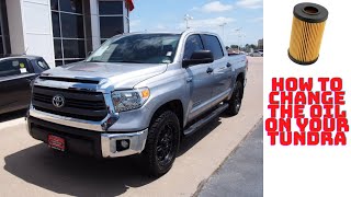 Toyota Tundra Oil Change Step by Step instructions