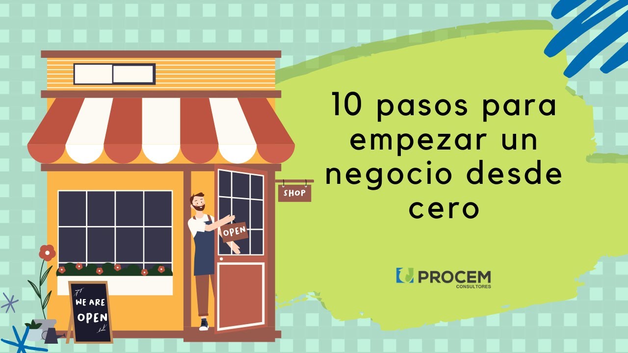 10 Pasos Para Crear Un Negocio Propio Youtube