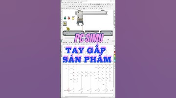 💥Tay gắp sản phẩm #pc #simu #simulation #pneumatics #conveyor #auto