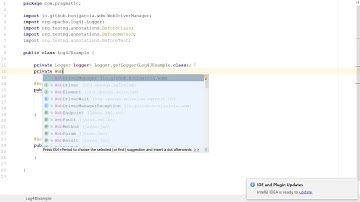 Selenium WebDriver : Log4J Integration