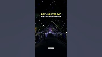 Sir Syed Day 2022 ||Aligarh Muslim University|| 👌❤️#amu #beauty #aligarhmuslimuniversity #aligarh