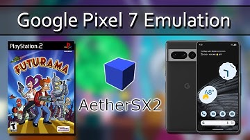 Futurama on Google Pixel 7 | AetherSX2 Emulator (Android) Sony PS2