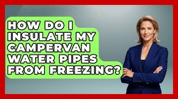 How Do I Insulate My Campervan Water Pipes From Freezing? - Exploring Campgrounds