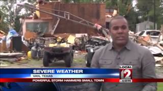 Crews search for missing after tornadoes hit Texas, Arkansas