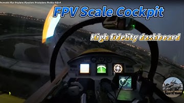 Do you like this scale FPV cockpit? #rcmodel #fpv #rcplane #fpvplane #rcairplane #hobby #djio4