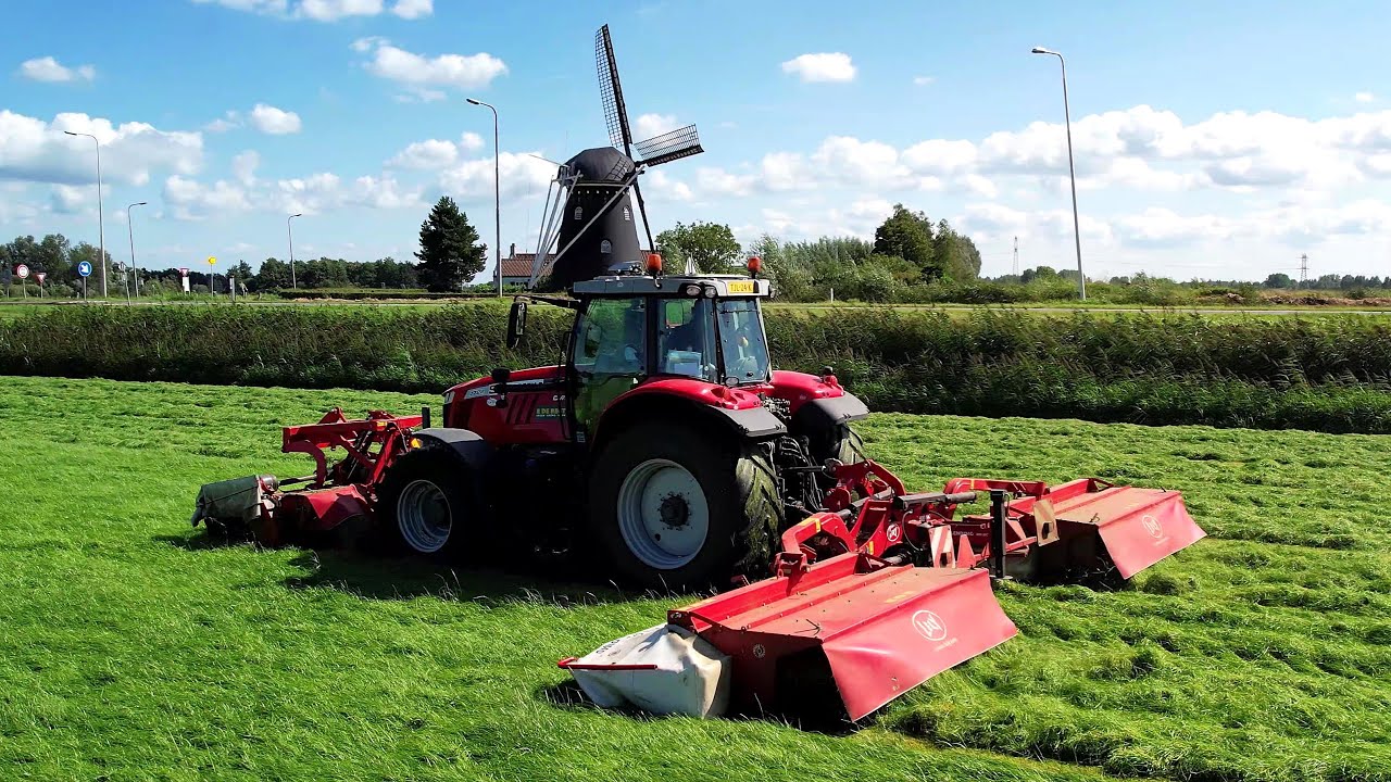 Was Kostet Ein Kilo Gras In Holland Gras maaien, harken & hakselen | Grass silage | Gras Häckseln | New
