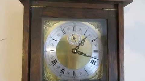 Chain wound wall clock with T&N master clock movement