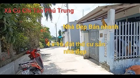 Nhà đất củ chi | giá rẻ | giới thiệu | Căn Nhà cấp 4 sát đường Hồ Văn Tắng Tân Phú Trung Củ Chi