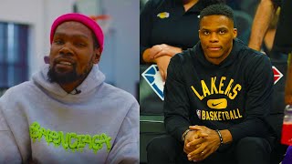 Its Really Toxic Kevin Durant Talks About Russell Westbrook Hate On Etc Podcast Brooklyn Nets