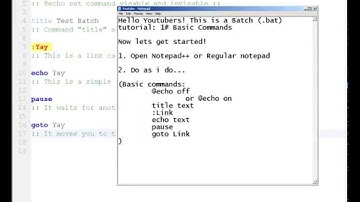 Batch Lesson: 1# Basic Commands