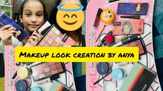 Makeup look creation by anya #makeuptutorial #niececreatiom