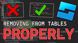 Removing From A Table While Looping Through It
