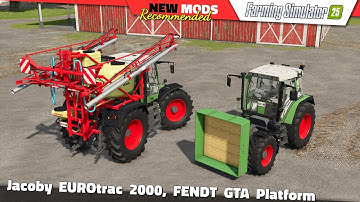FS25 | Jacoby EUROtrac 2000, Fendt GTA Platform - Farming Simulator 25 Mods Review 2K60