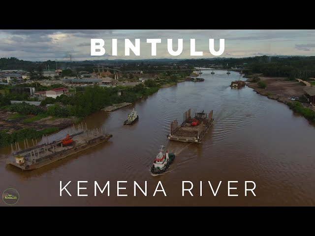 Kemena River Bintulu Aerial View and Timber Industries | DJI Mavic 2 Zoom | Osmo Pocket class=