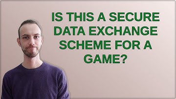 Security: Is this a secure data exchange scheme for a game?