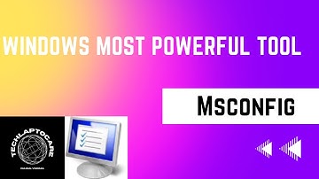 Improve Performance and Boot-up Time via MSCONFIG TOOL | HINDI