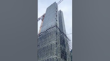 The bridge piers in this canyon are too stunning #highwaydevelopment #technology #mountains