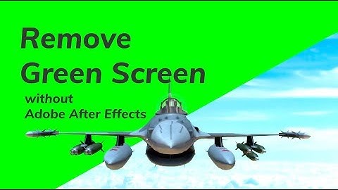 How to Remove (change) Green Screen Background in Camtasia Studio Easily (Without After Effects)