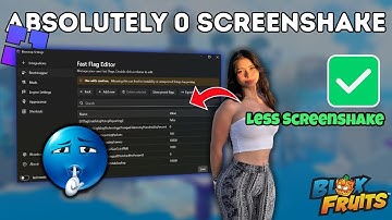 The Only Way To Get 0 SCREENSHAKE in Blox Fruits! ✅😭