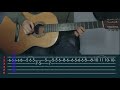 Intro canción de peter - tab de guitarra AFHS