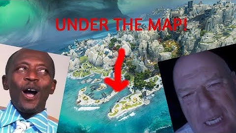 How to get under the map in Storm Point