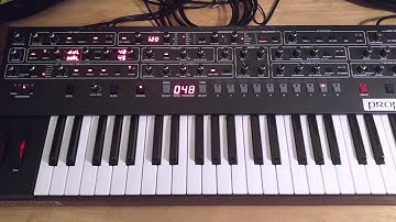Prophet 6 PolyMod, the strange way