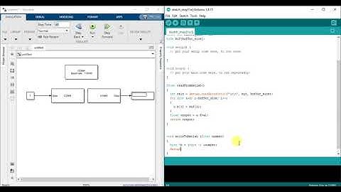 Serial Communication MATLAB (Simulink) and Arduino (English)