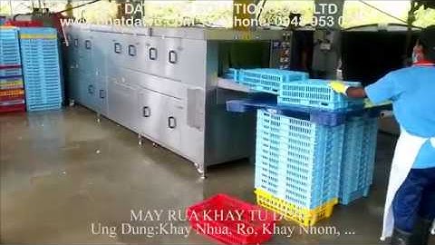 Máy Rửa Khay Tự Động