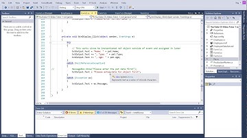 C# 17   Try Catch blocks