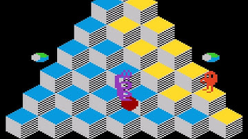 Q*bert Gameplay Atari 5200