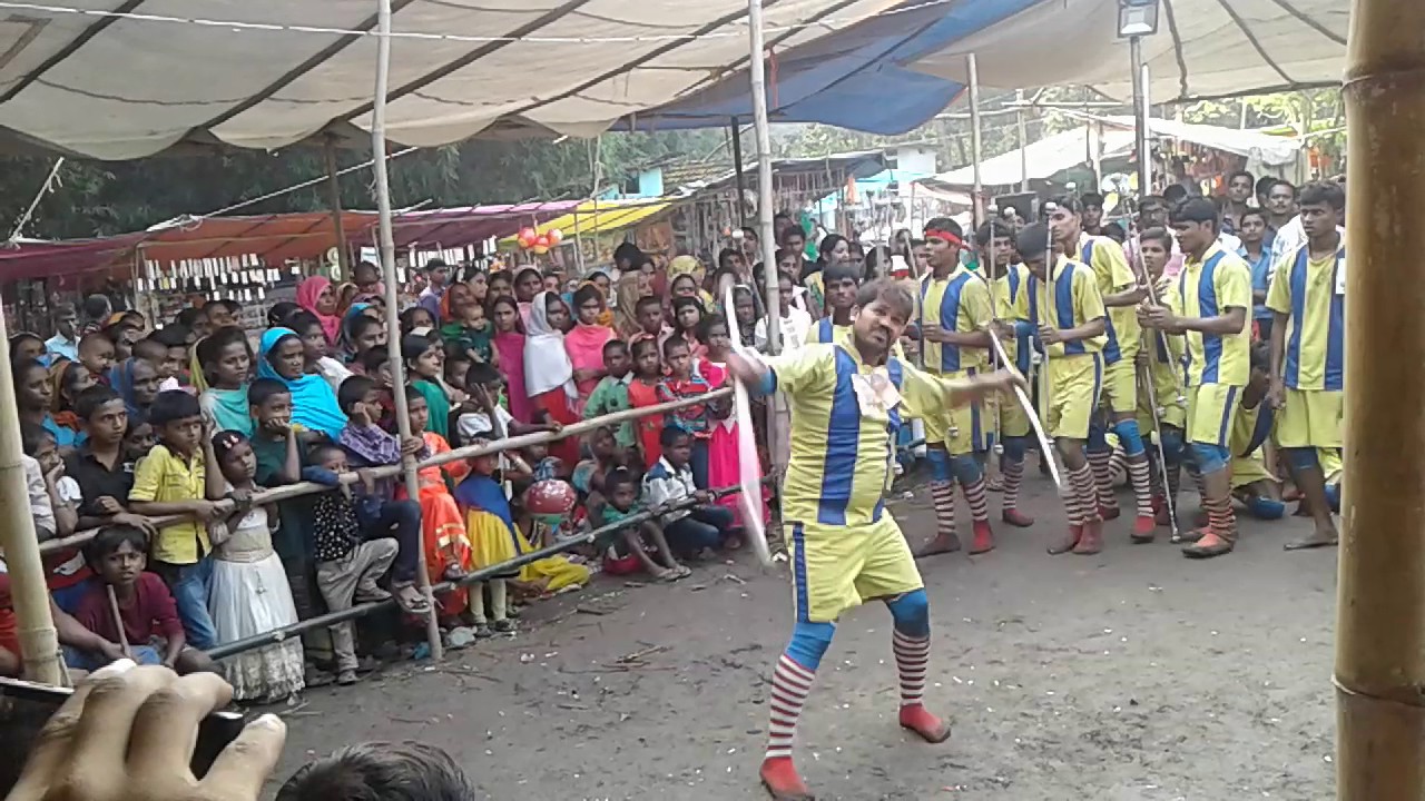 Moharram lathi khel Dhena team in Baghchala playground 18102016