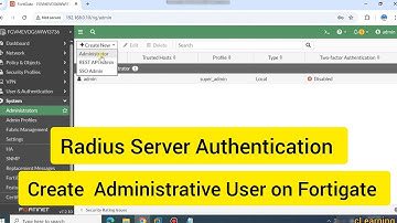 How to Add Administrative User on Fortigate Firewall | Create Local User