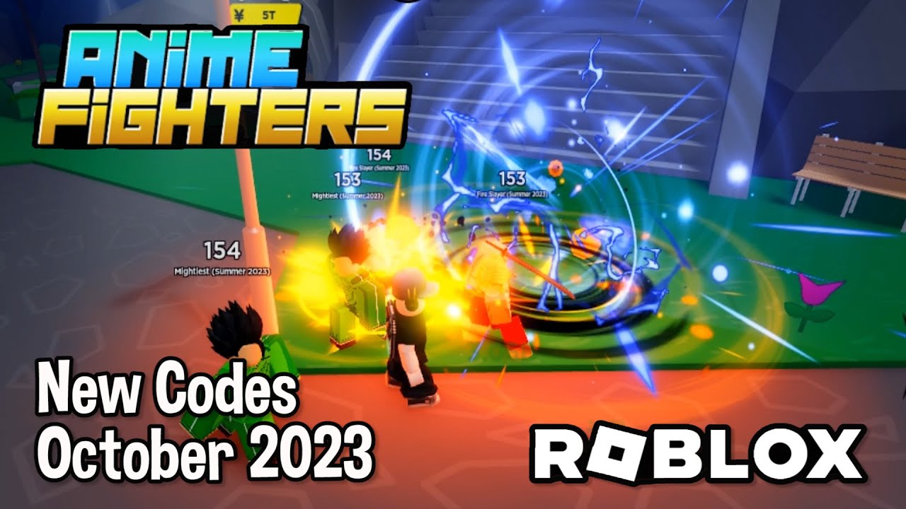 Roblox Anime Fighters Simulator New Codes October 2023 
