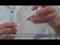 Covid-19 : Tutoriel sur la préparation de 6 doses de vaccin