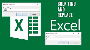 Bulk Find and Replace in Excel; How to find and Replace Multitude Values in Excel