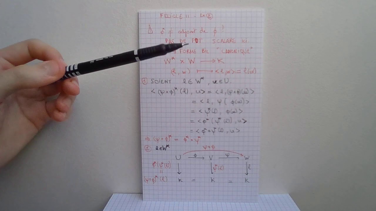 Feuille 11 Ex 2 YouTube Feuille 11 Ex 2 YouTube