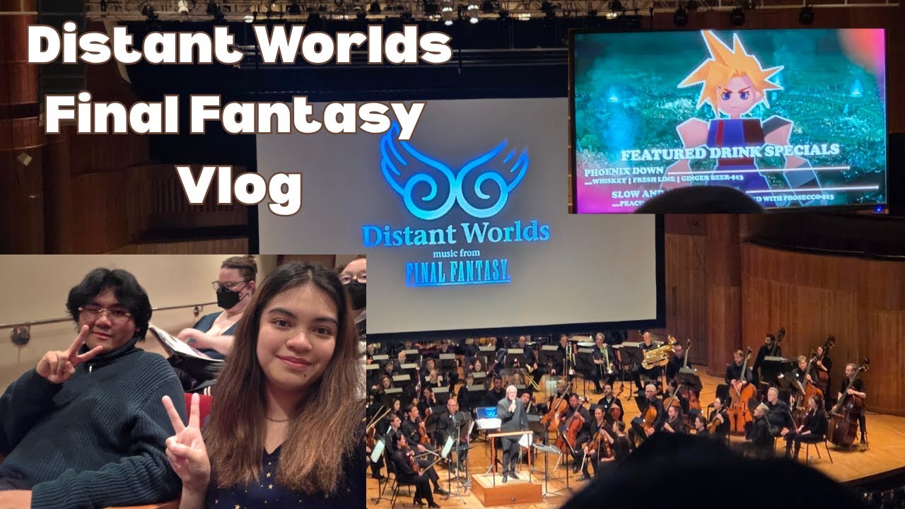 I went to my first Distant Worlds Final Fantasy Concert | VLOG - YouTube