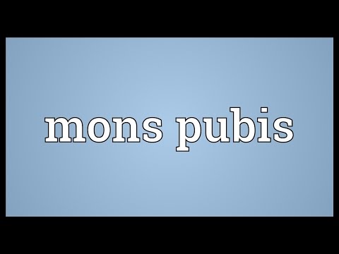 Video: Mons Pubis: Definition, Funktion, Ursachen Von Schmerzen Und Beulen, Chirurgie