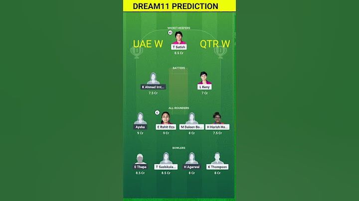 UAE 🇦🇪 W VS QTR W Asia cup qualifire || #UAE w vs qat W #t20