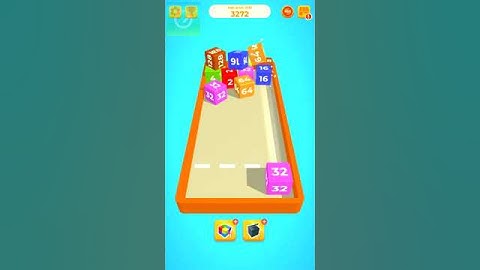 Chain Cube 2048 4 Level - Best Gameplay Walkthrough Android, iOS Games #shortvideos